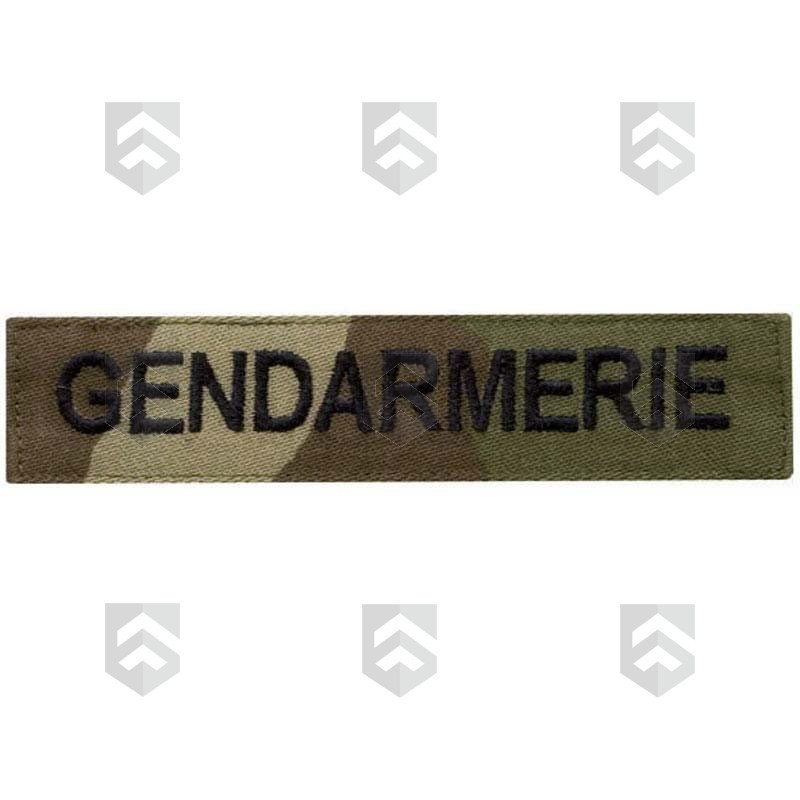 Barrette brodée Gendarmerie