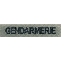 Barrette brodée Gendarmerie