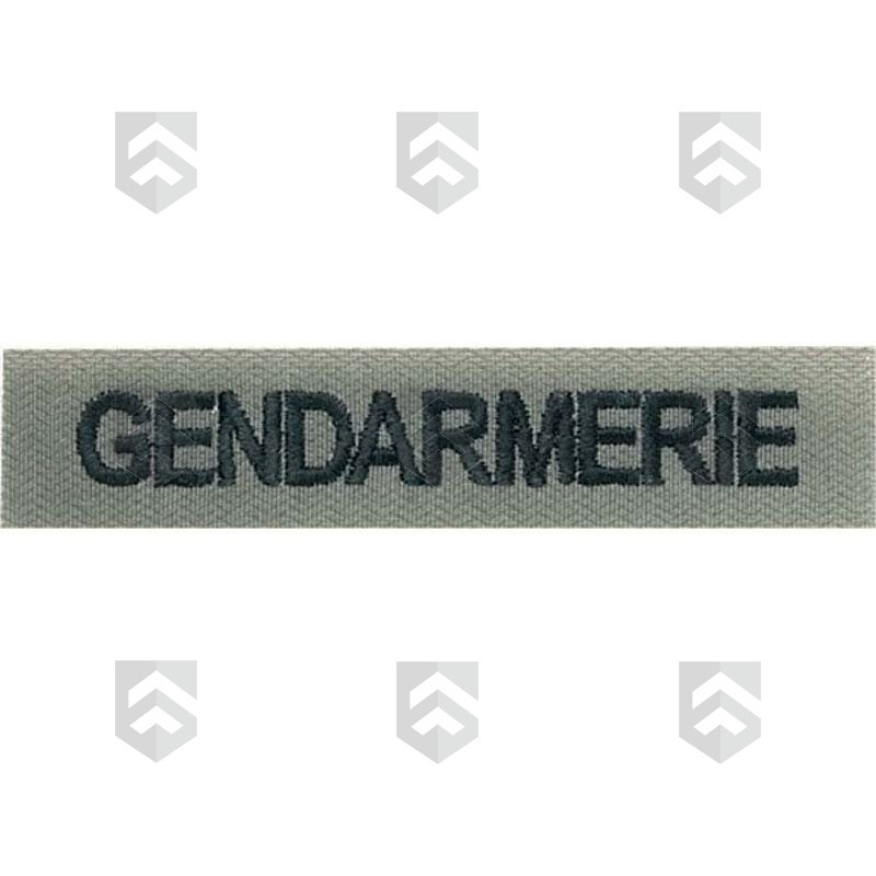Barrette brodée Gendarmerie