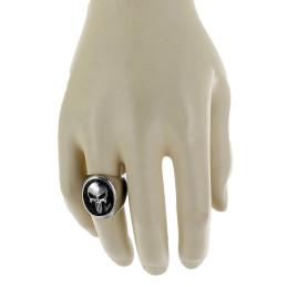 Bague en acier Punisher
