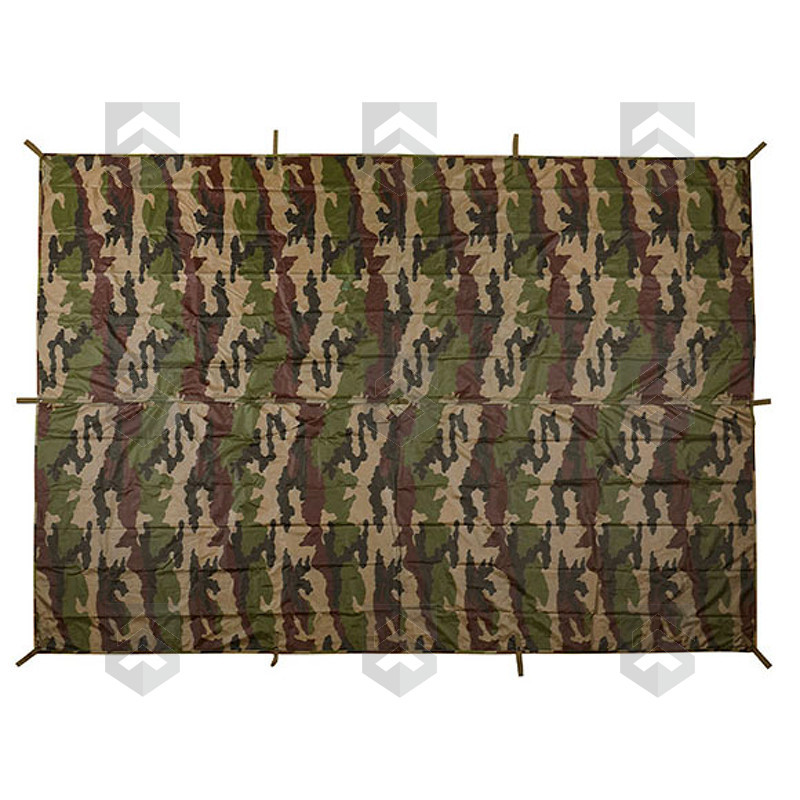 Bâche Terrain Ultra-light 2 x 3 m Ripstop TOE Camouflée C.E.