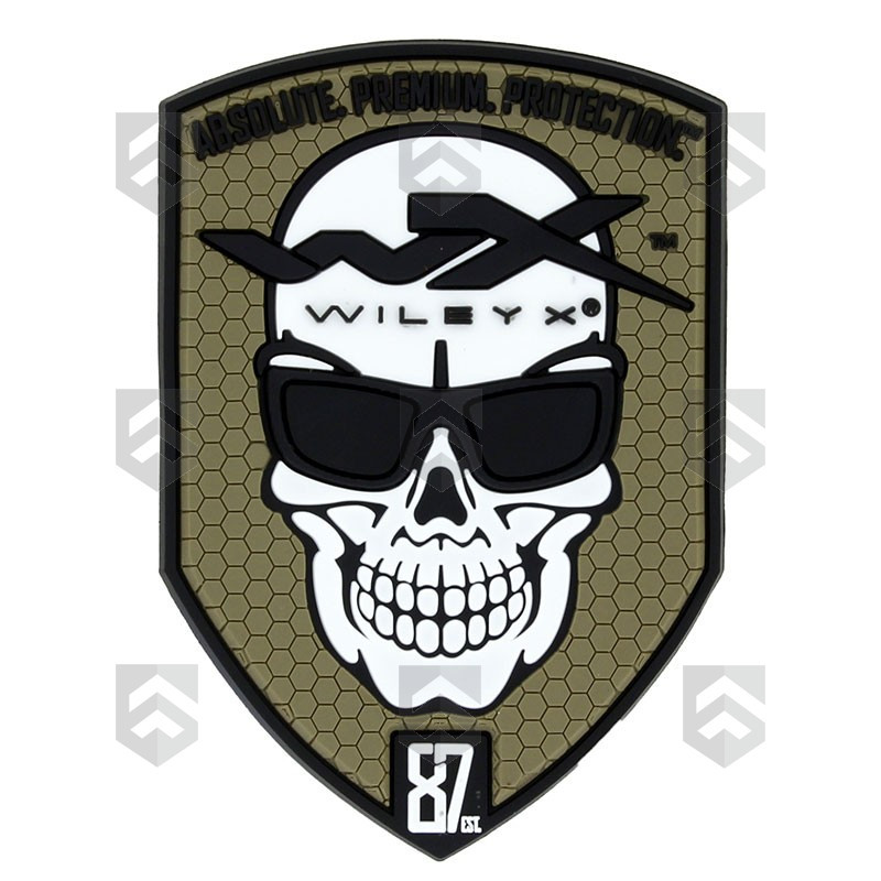 Patch 3D Wiley X Skull