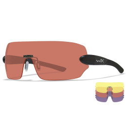 Pack Lunettes Balistiques Detection WILEY X Jaune/Vermillon/Violet