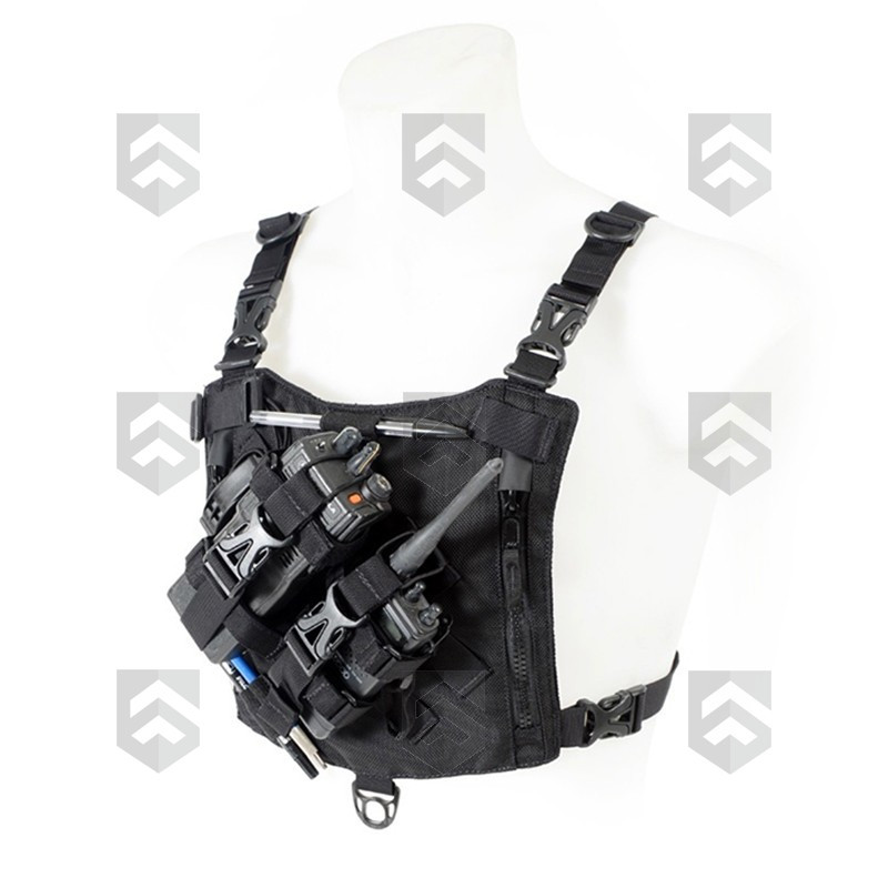 Harnais pour radio THORAX Dimatex Noir