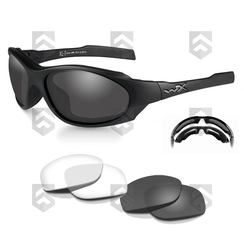Pack Lunettes Balistiques XL-1 Ad Comm WILEY X Incolore/Fumé