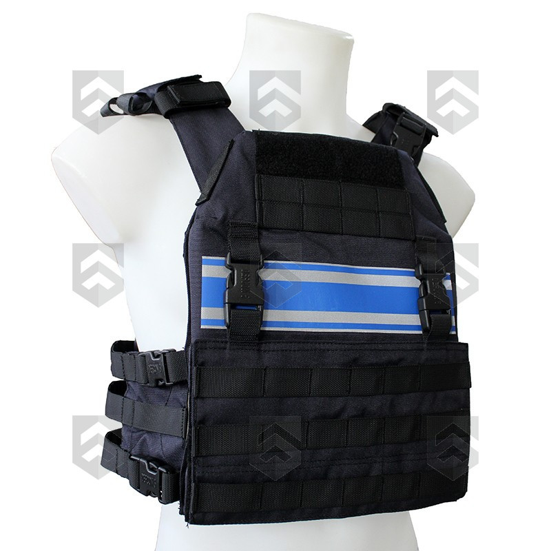 Harnais Porte-Plaques PM Thunder DEFCON 5 Bleu