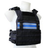 Harnais Porte-Plaques PM Thunder DEFCON 5 Bleu