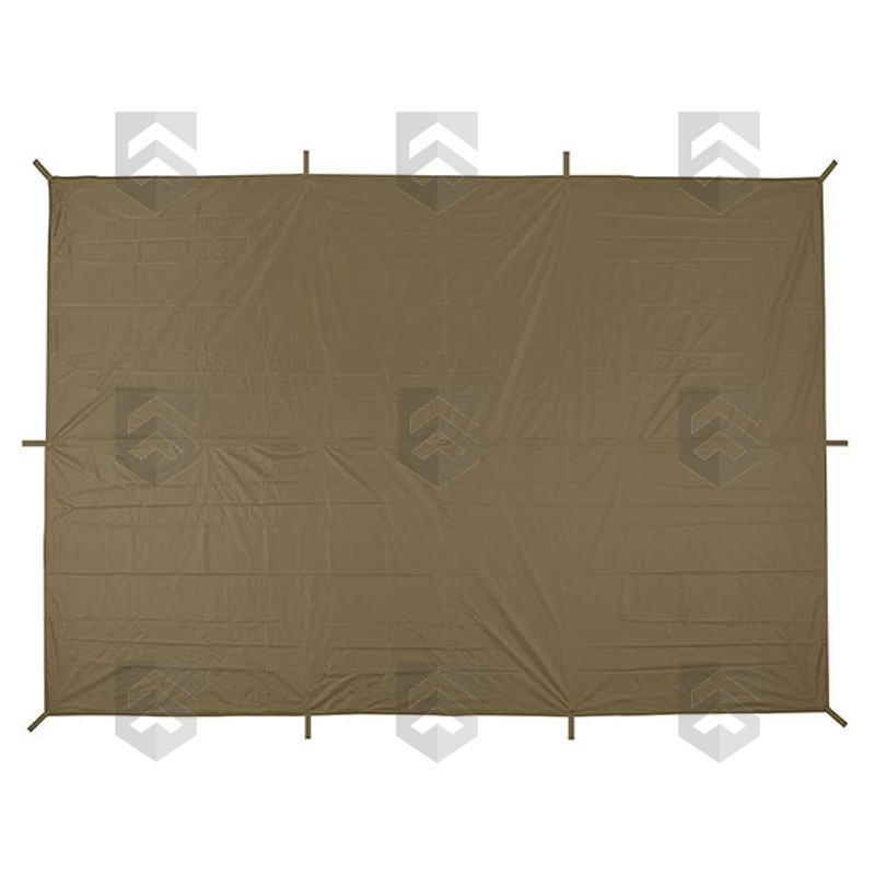 Bâche Terrain Ultra-light 2 x 3 m Ripstop TOE Vert OD