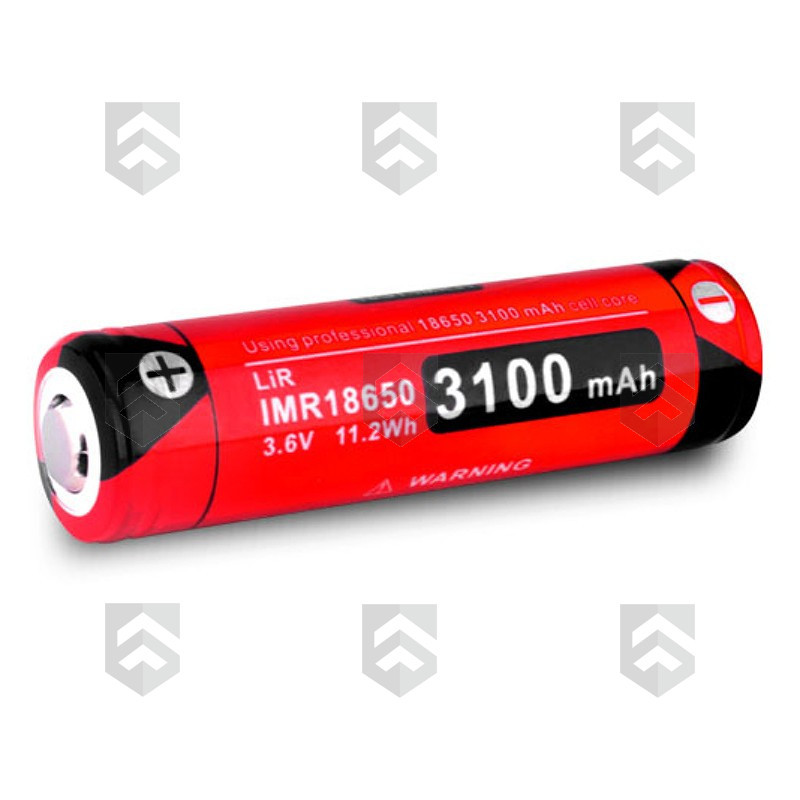 Accu type 18650 Li-ion 3100 mAh Klarus