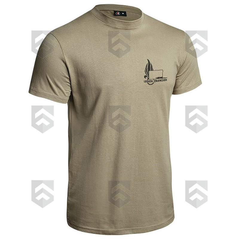 T-shirt Imprimé Légion A10 Equipement Tan