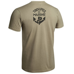 T-shirt Imprimé TDM A10 Equipement Tan