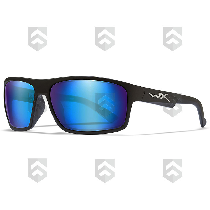 Lunettes Balistiques Peak WILEY X Verres Polarisés Bleu Miroir
