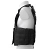 Gilet Porte-plaques Balistiques Miltec Noir