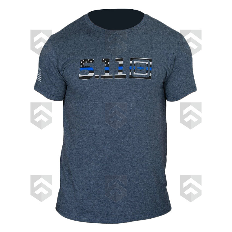T-shirt manches courtes Legacy Blue Flag 5.11 Bleu