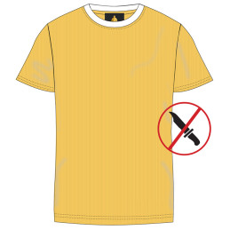 T-shirt manches courtes anti-coupure Coburg Brunnirok Bleu Marine