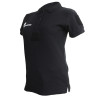 Polo Gendarmerie Départementale Noir Imprimé avec supports Velcro Femme