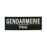 Bande Gomme 3D Gendarmerie PSIG 3 x 10 cm Liseré Tricolore