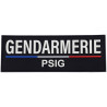 Bande Gomme 3D Gendarmerie PSIG 10 x 28 cm Liseré Tricolore