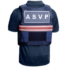 Polo ASVP Respirant GPB Manches Courtes Bleu Marine PM ONE