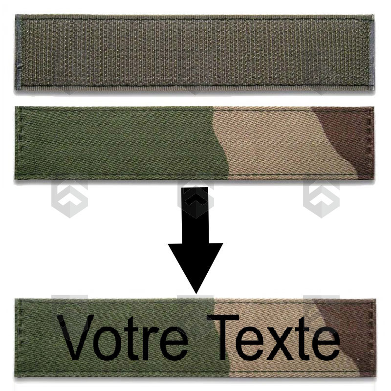 Paire de Bandes Patronymiques personnalisées