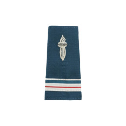 Fourreaux d'épaules CRS Souples Brodés sur Drap Bleu (x2)