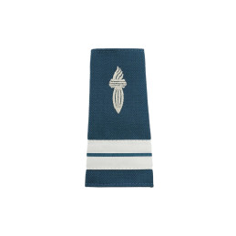 Fourreaux d'épaules CRS Souples Brodés sur Drap Bleu (x2)