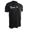 T-shirt Imprimé Gendarmerie Equipe Cynophyle Noir Respirant avec supports Velcro