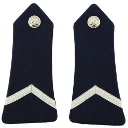 Pattes d'Epaules Police Nationale sur Drap Bleu avec Bouton