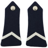 Pattes d'Epaules Police Nationale sur Drap Bleu avec Bouton