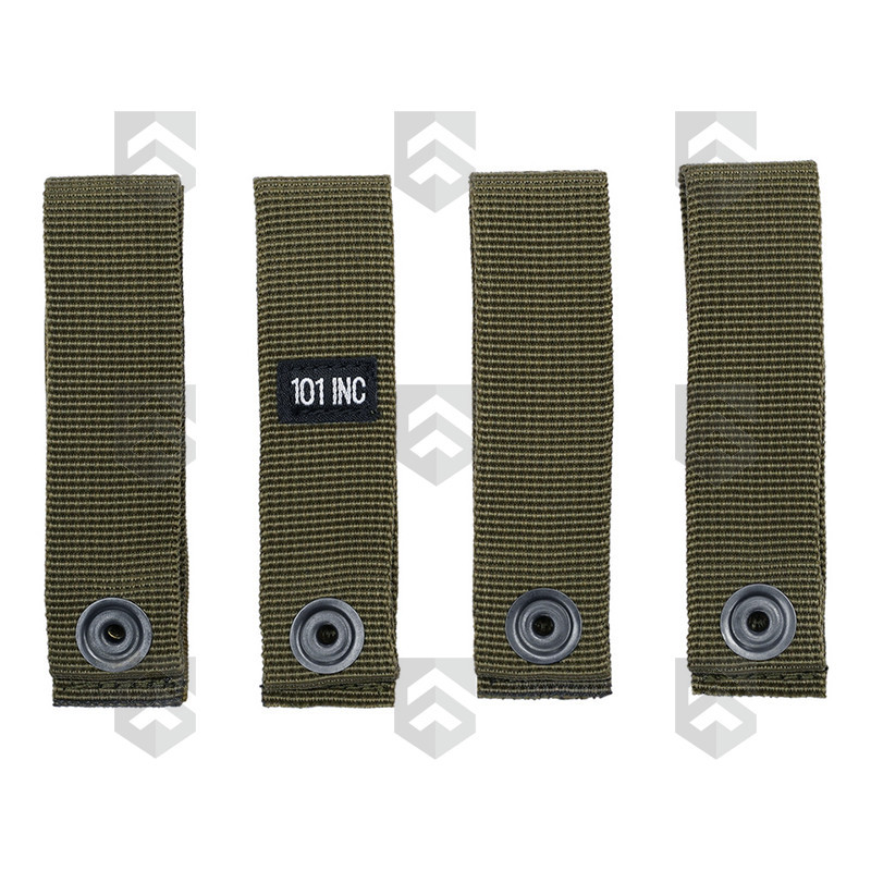 Lot de 4 sangles Velcro MOLLE 101 INC