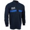 Polo Police Municipale Double Face Manches Longues DMB Bleu Marine
