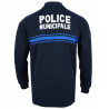 Polo Police Municipale Double Face Manches Longues DMB Bleu Marine