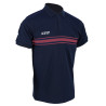 Polo ASVP Double Face Manches Courtes Col Boutons DMB Bleu Marine