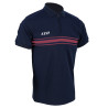 Polo ASVP Double Face Manches Courtes Col Zippé DMB Bleu Marine