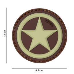 Patch 3D USA Star