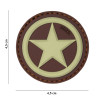 Patch 3D USA Star
