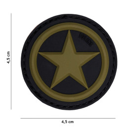 Patch 3D USA Star