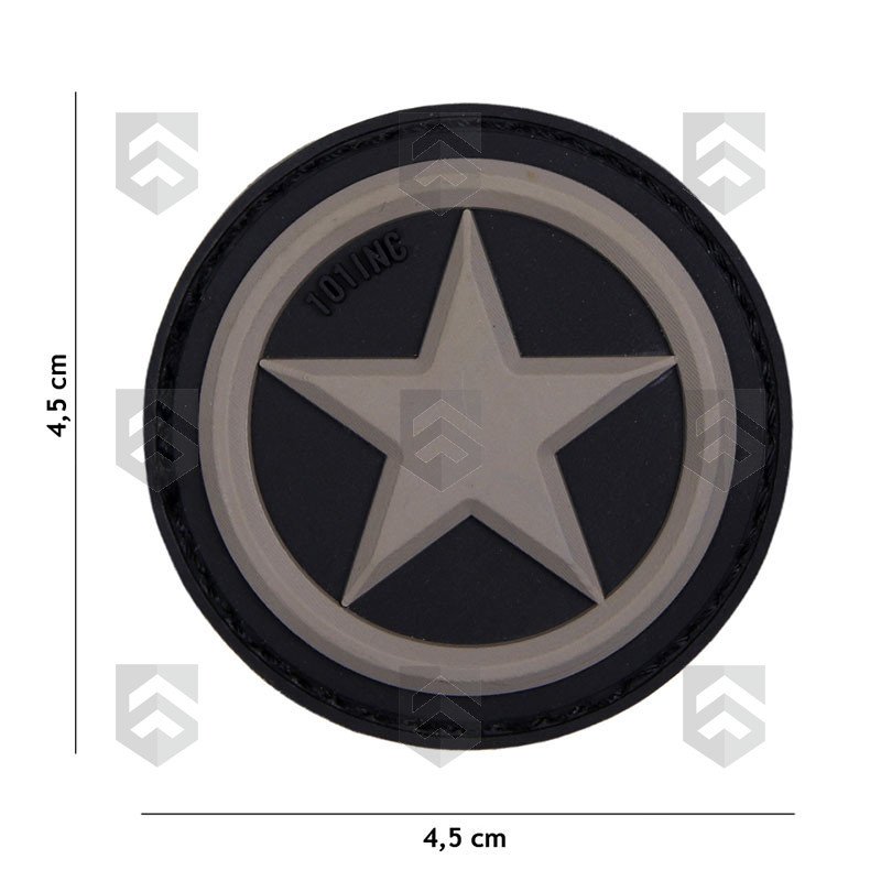 Patch 3D USA Star