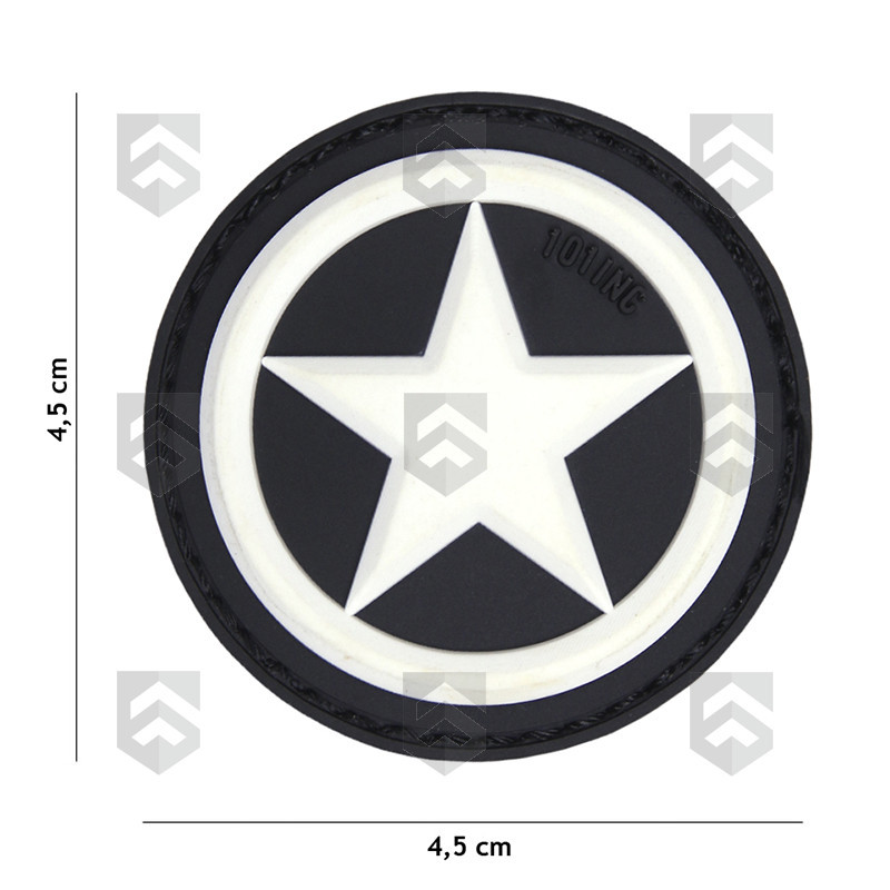Patch 3D USA Star