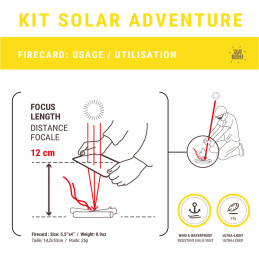 Matériel de Survie Solaire ADVENTURE KIT Solar Brother