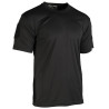 T-shirt Tactique Respirant Quickdry Miltec Noir