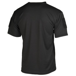 T-shirt Tactique Respirant Quickdry Miltec Noir