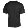 T-shirt Tactique Respirant Quickdry Miltec Noir