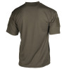 T-shirt Tactique Respirant Quickdry Miltec Vert OD