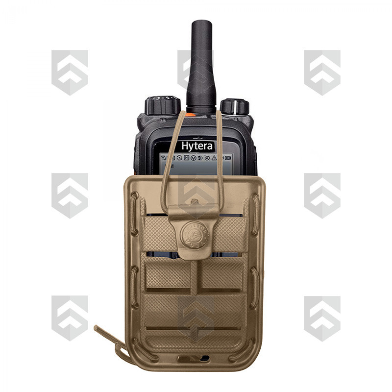 Porte-radio Bungy 8BL Vega Holster MOLLE Tan