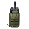 Porte-radio Bungy 8BL Vega Holster MOLLE Vert OD