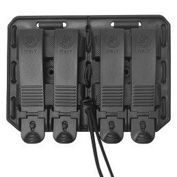 Porte-Chargeur M4/AR15 Double Bungy 8BL Vega Noir