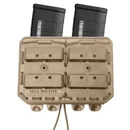 Porte-Chargeur M4/AR15 Double Bungy 8BL Vega Tan