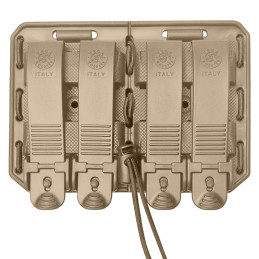 Porte-Chargeur M4/AR15 Double Bungy 8BL Vega Tan