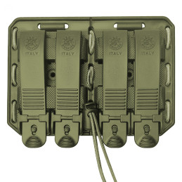Porte-Chargeur M4/AR15 Double Bungy 8BL Vega Vert OD